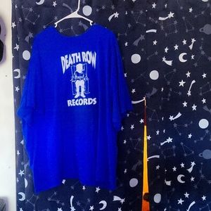3XL  Blue Death Row Records T-Shirt